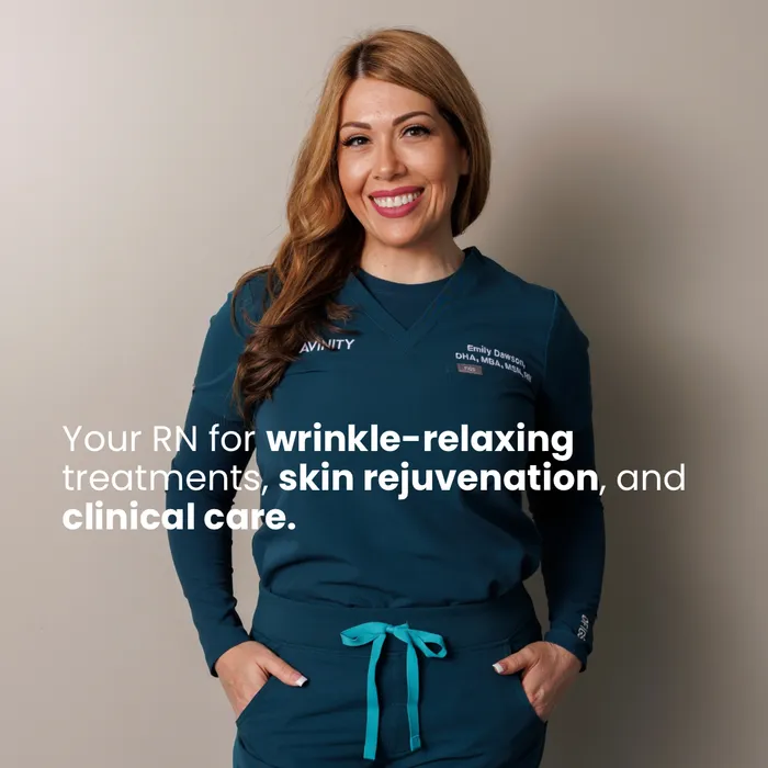 Emily Dawson, RN, Clinical Director and sole Botox injector at Avinity Health