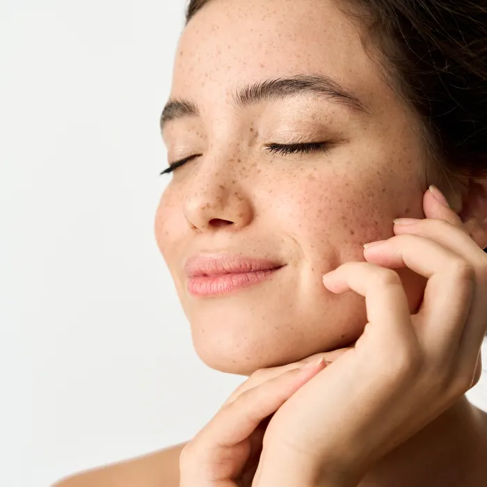 Woman with natural, sun-ready skin after Botox treatment near McCormick Ranch