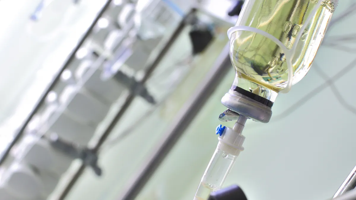 Clinical apheresis equipment used for therapeutic plasma exchange sessions at Avinity Health.