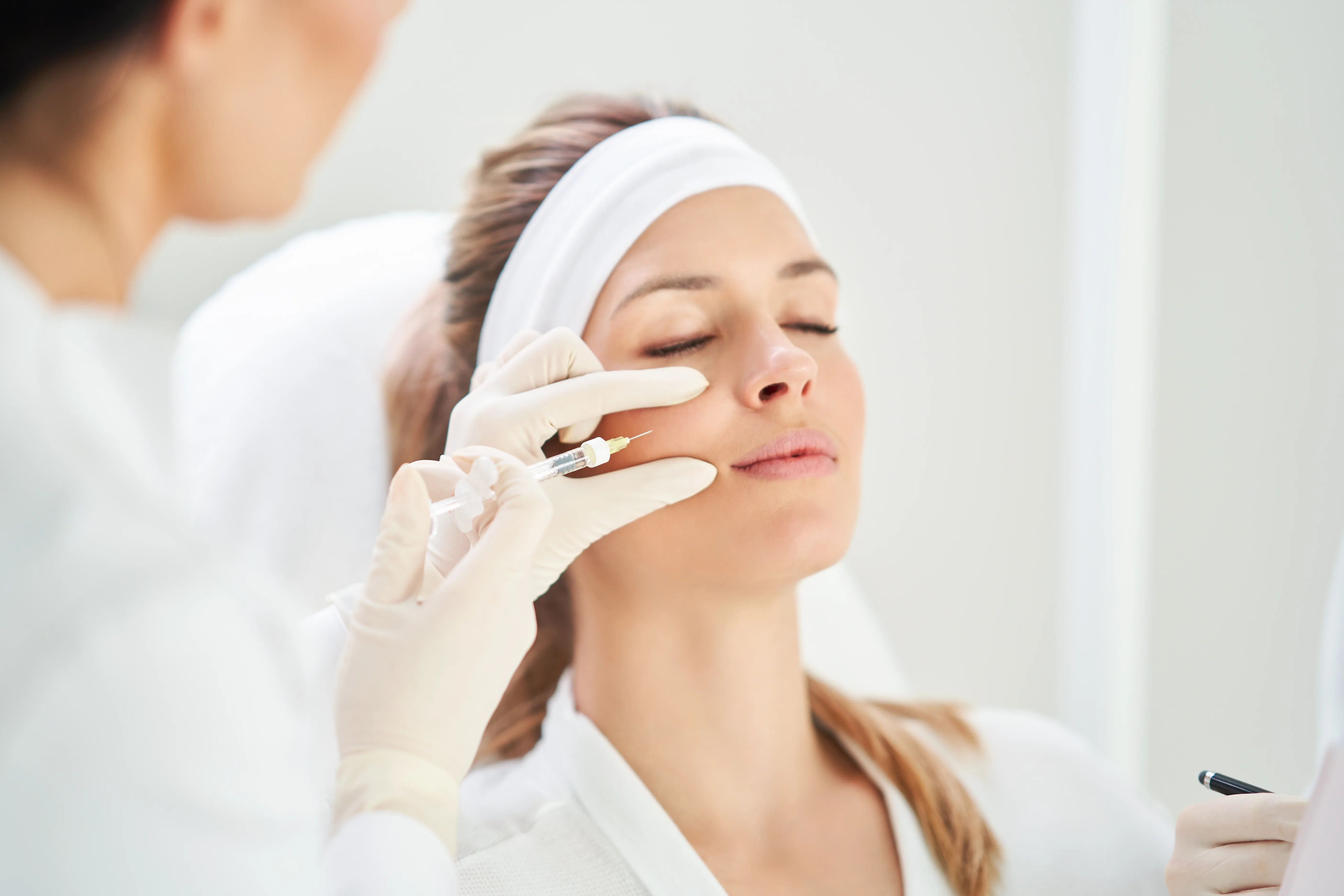 Patient receiving Botox treatment at Avinity Health Scottsdale