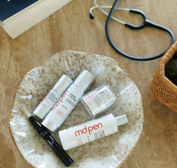 RN performing exosome microneedling at Avinity Health Scottsdale
