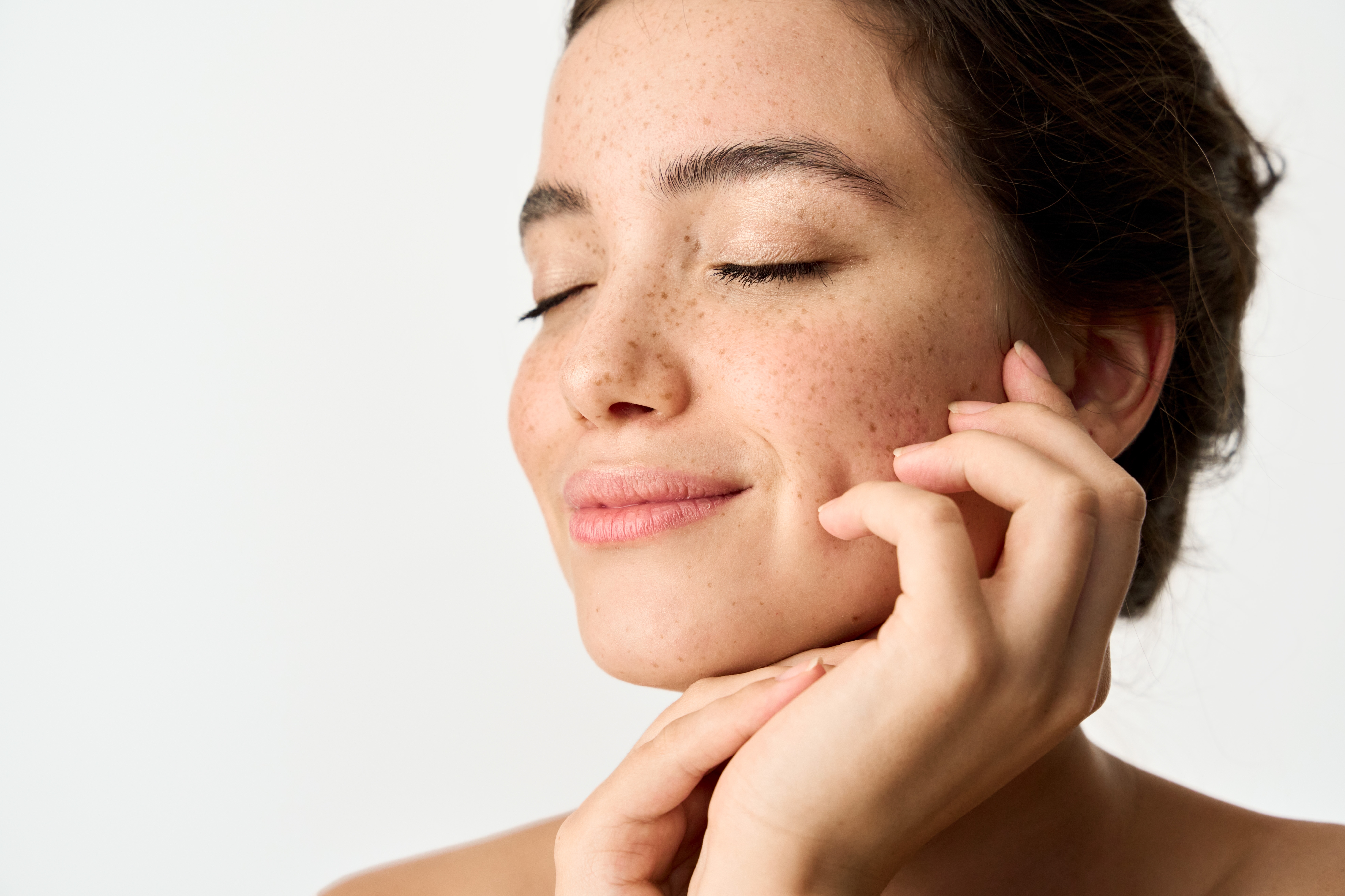 Happy woman after Botox treatment at Avinity Health Scottsdale